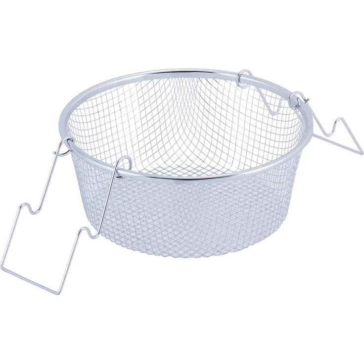 Frittiertopf 6,5L Friteuse Frites Frittierpfanne Fritöse EDELSTAHL Pommestopf Fritteuse Pommes – Bild 5