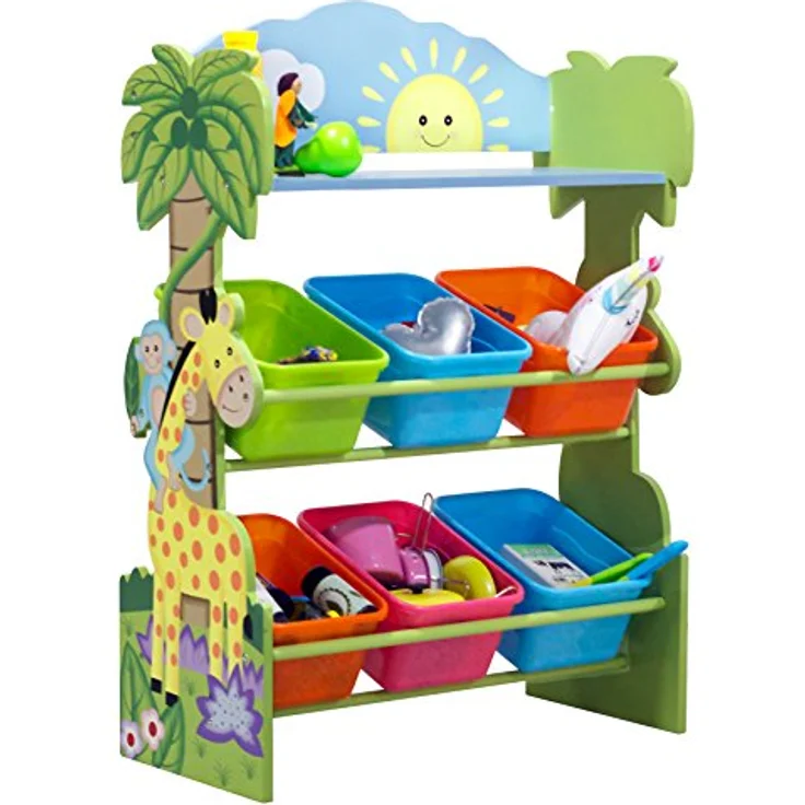 Fantasy Fields Kinder Blau Holz Fächerschrank Regal Spielzeug Tiere TD-12242AR – Bild 5