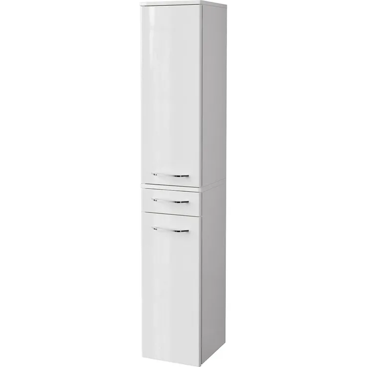 Fackelmann MILANO Hochschrank 30 cm, Weiß