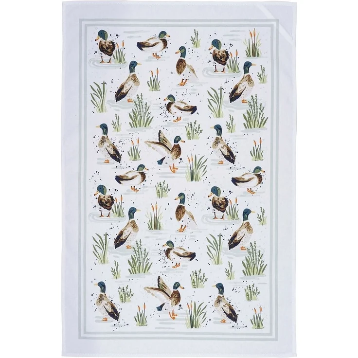 Ulster Weavers Geschirrtuch Farmhouse Ducks, (Set, 1-tlg, Set), perfekte Ergänzung für Ihre Küche, 100% Baumwolle, 48x74 cm – Bild 1