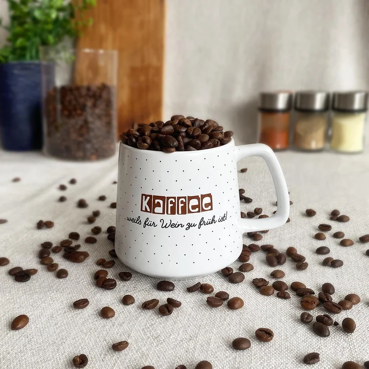 Tasse Teetasse Kaffeetasse Becher 43cl Geschenk Sheepworld KAFFEE 48452 – Bild 2