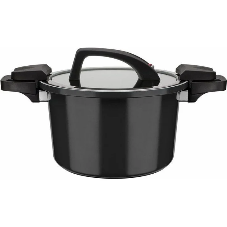 GSW Dampfgartopf Gourmet Nero, Aluminium (1-tlg), Dampfkochtopf, Induktion – Bild 4