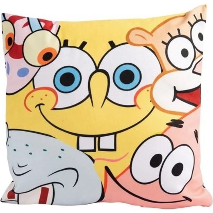 United Labels® Dekokissen Spongebob Schwammkopf - Friends, Alllover – Bild 3