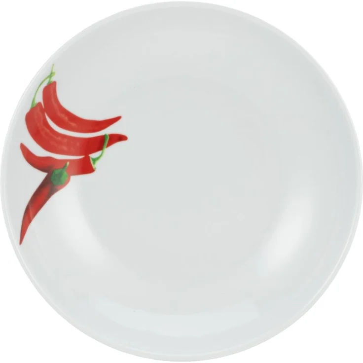 CreaTable - EUROPA KRÄUTER - Multifunktionsteller CHILI 26 cm aus Porzellan – Bild 1