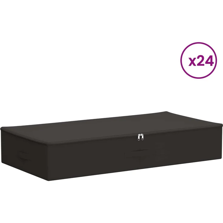 vidaXL Aufbewahrungsbox 24 stk. Vliesstoff 100 x 50 x 18 cm 90 l 42024599 – Bild 3