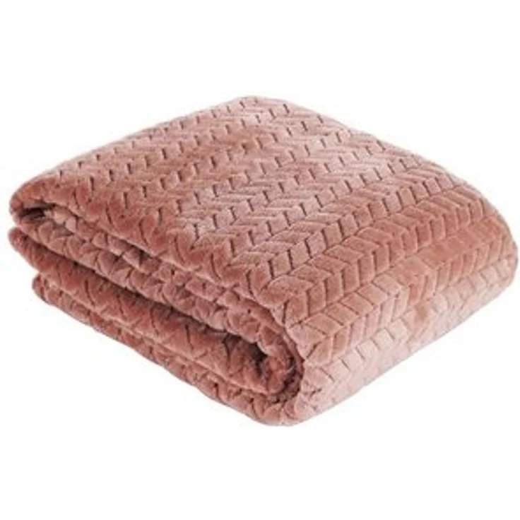 Wohndecke Kuscheldecke Decke MICROFASER Sofadecke Tagesdecke CINDY 150x200 cm rosa – Bild 6