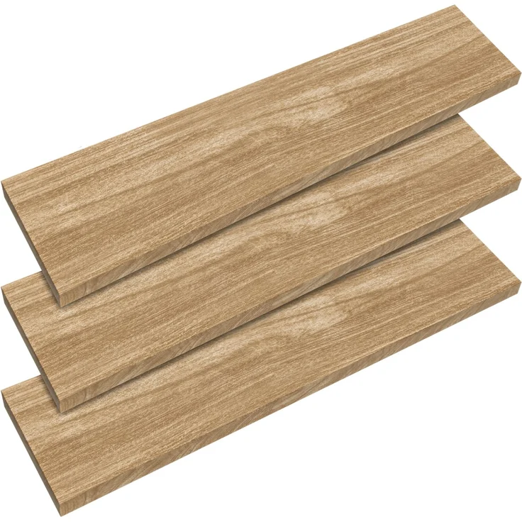 CASARIA® 3x Wandregal 110cm Holz Eiche Regal – Bild 1