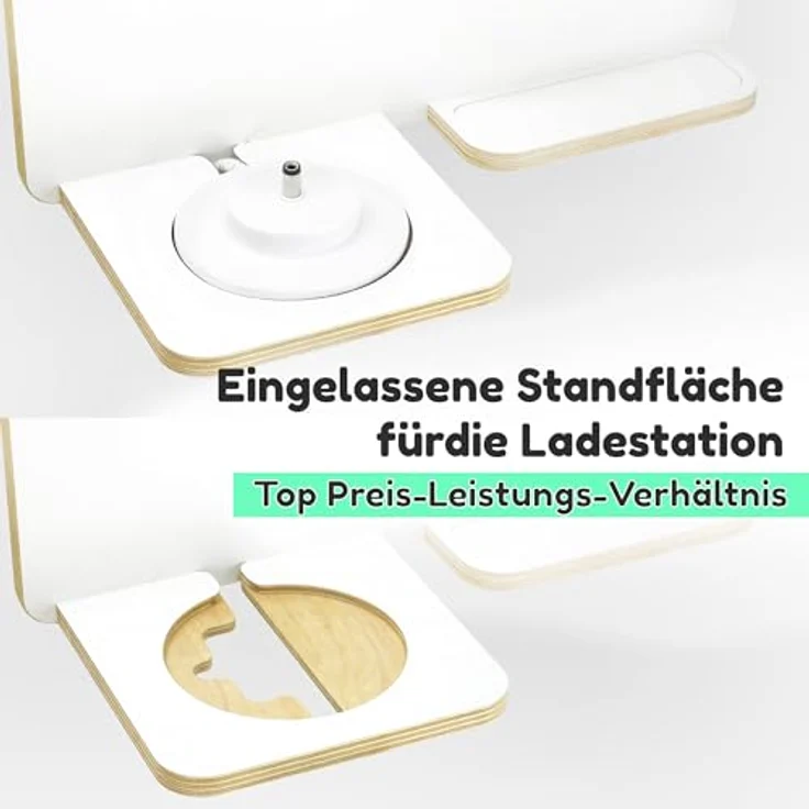 stadtecken Holzregal für Musikbox – Passend für Toniebox & ca. 40 Tonies | Perfekte Aufbewahrung fürs Kinderzimmer | Zum Aufhängen | Erweiterbar (Universum) – Bild 7