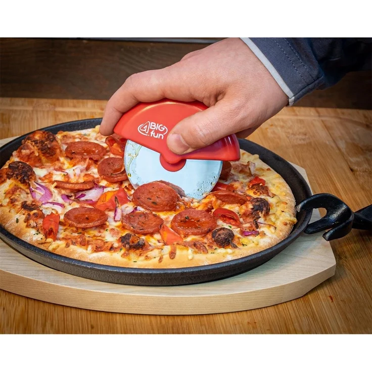 Ø30.5 Pizzaschaufel Pizzaheber Pizzaschneider Pizzamesser Pizzarad Set Cutter – Bild 8