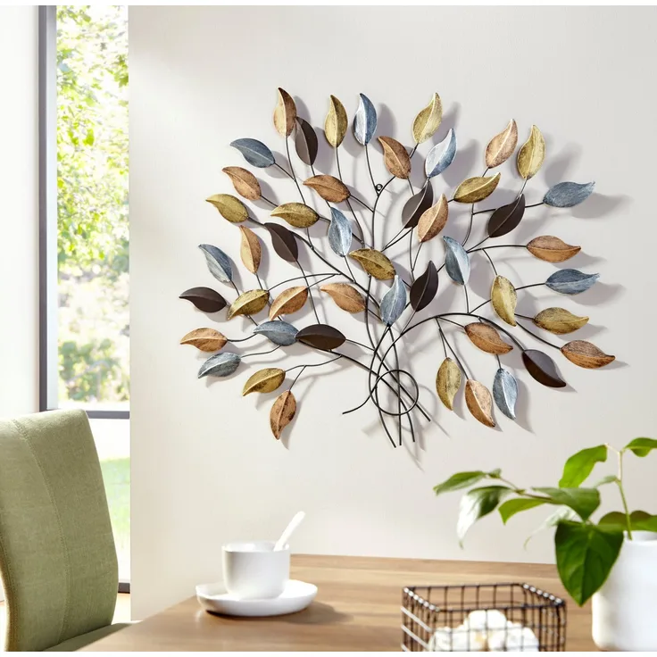 my home Wanddekoobjekt Fagus, modern, Metall
