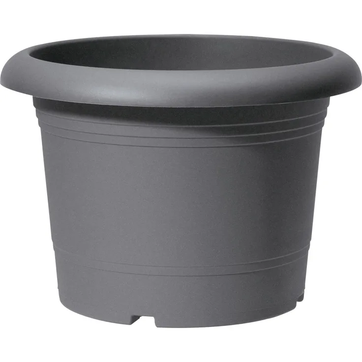 Scheurich Pflanzgefäß Oliver Ø 70 cm metallic grau