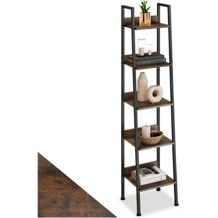 tectake Leiterregal Folkestone, Einzelstück 1-tlg, Industrial Style – Bild 5