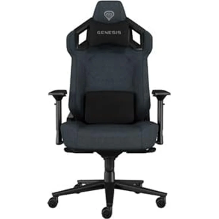 Genesis Nitro 800 Gaming Stuhl, ergonomischer Stoff-Sessel in Schwarz/Grau, bis zu 150 kg belastbar – Bild 1
