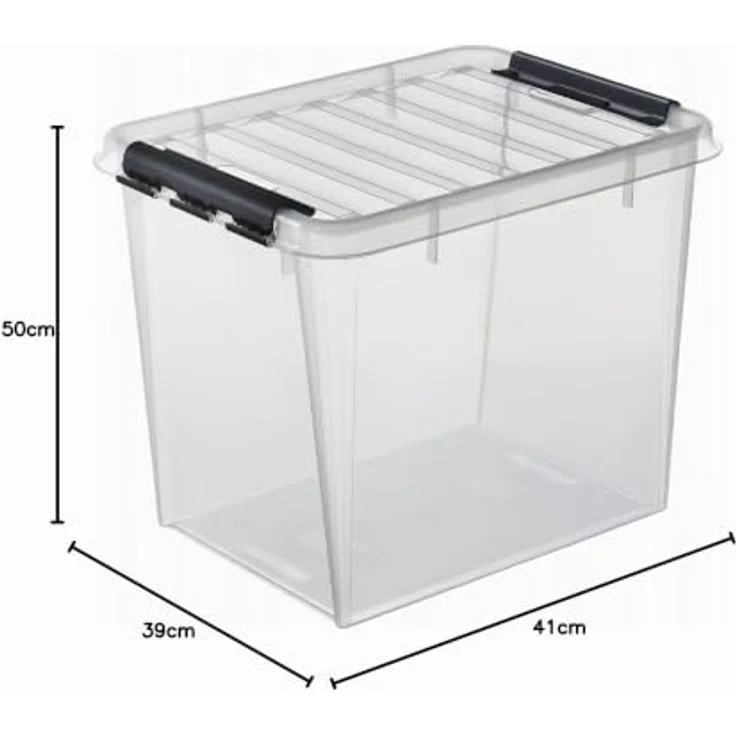 SmartStore Aufbewahrungsbox Classic 52L mit Deckel 52 Liter 50 x 39 x 41 cm – Bild 7
