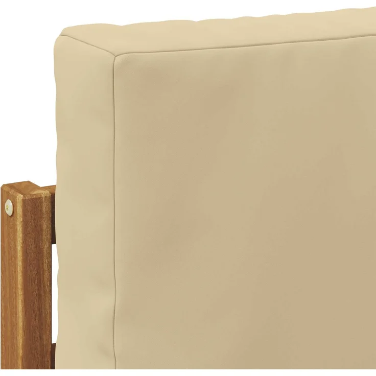 vidaXL Outdoor-Sofagarnitur mit Kissen 4 pcs Natur und Beige 3366311 – Bild 6