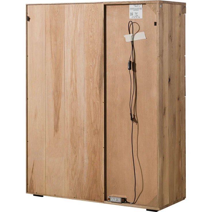 Highboard Eiche 110x45x144 natur geölt ROTTERDAM #100 – Bild 10