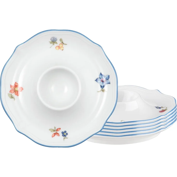 Seltmann Weiden Sonate Nostalgie Eierbecher mit Ablage 6er Set – Bild 1