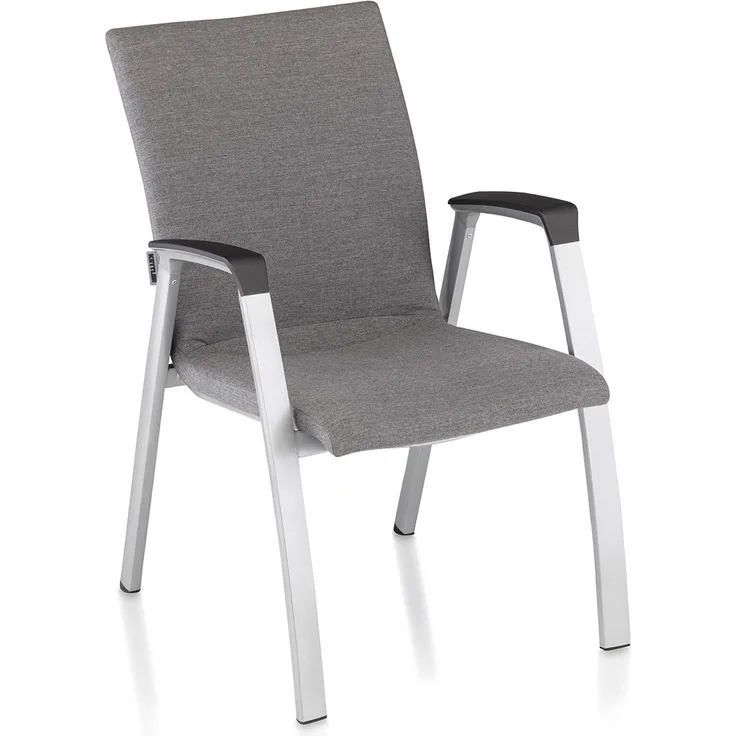 Kettler FORMA II Premium Stapelsessel Sunbrella Silber