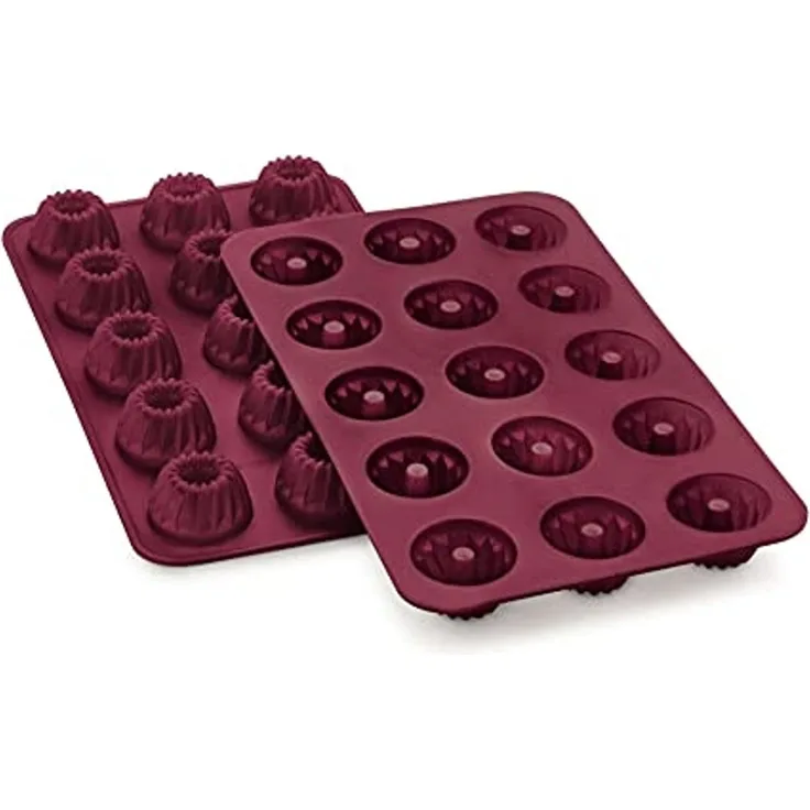 Betty Bossi Backform Backform Mini-Gugelhupf, (2-tlg), lebensmittelecht