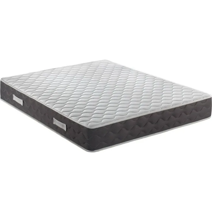 Dmora Quadratische und halbe Matratze Fort, Produkt aus Memory-Schaum, Schlafzimmermatratze, Schlafunterstützung, Made in Italy, 120x190 h28 cm, Weiß
