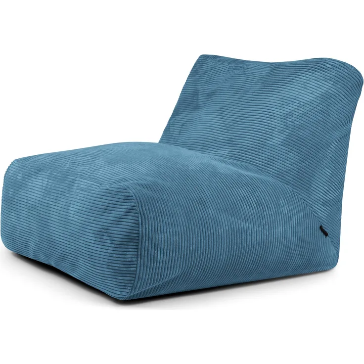 Sitzsack ‘Tube 100‘, Bezugstoff - Waves, 100% Polyester, Petrol, 80x120x100 cm.