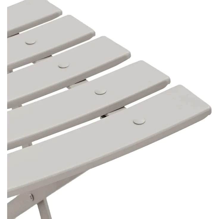 vidaXL Gartenklappstuhl 2 pcs Beige 42 x 46 x 82cm Metall 42002959 – Bild 9