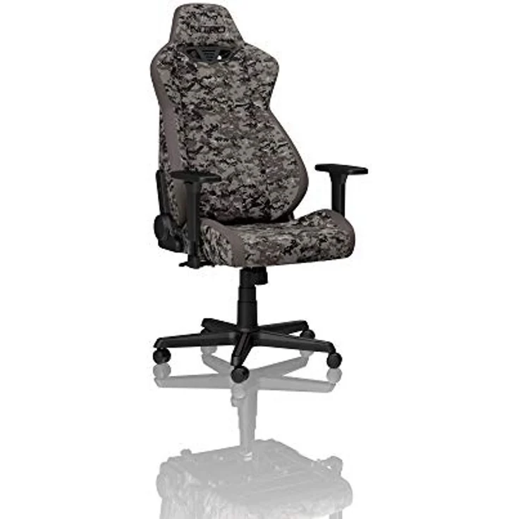 NITRO CONCEPTS S300 Gamingstuhl - Ergonomischer Bürostuhl Schreibtischstuhl Chefsessel Bürostuhl Pc Stuhl Gaming Sessel Stoffbezug Belastbarkeit 135 Kilogramm - Urban Camo – Bild 4
