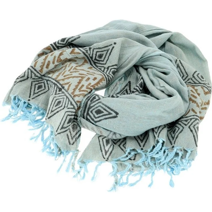 Guru-Shop Sarong Indisches bedrucktes Baumwolltuch, leichter.. – Bild 4