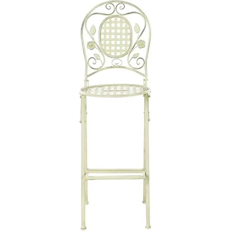 Beliani 'BIVIO' Gartenbar Set, klappbar, Metall Hellgrün – Bild 6