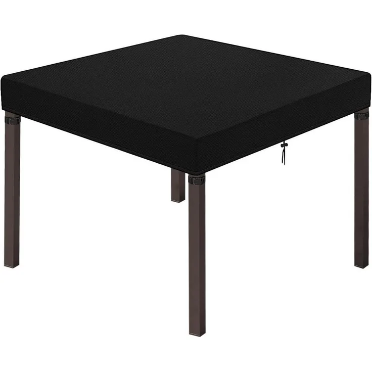 Dokon Tischplatte Abdeckung 90x90x10cm Gartenmöbel Winterfest UV Beständig