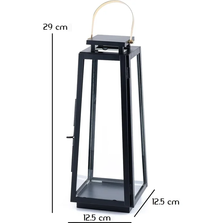 Marrakesch Orient & Mediterran Interior Kerzenlaterne 2er Set Skandinavisches Design Balkon Windlicht Gartenlaterne Eirik (2 St), 2er Set – Bild 4