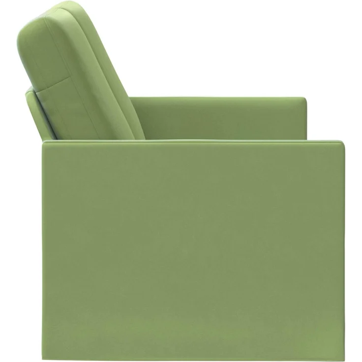 vidaXL 2-Sitzer Sofa Hellgrün 150 x 81 x 82 cm Samt (V) 42041090 – Bild 3