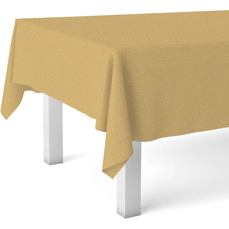 Martina Home Wachstuchtischdecke, Senfgelb, 240x140 cm – Bild 1