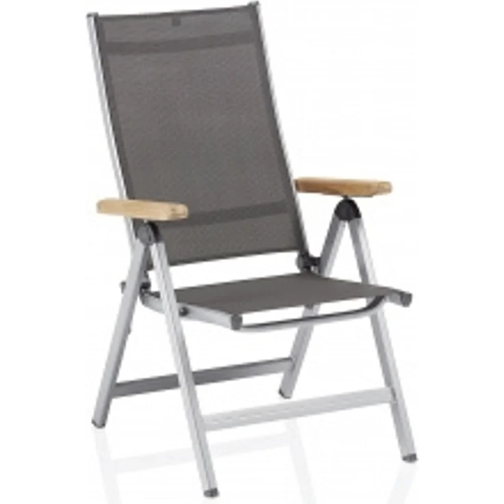 Kettler Granada Klappsessel - silber / anthrazit – Bild 1