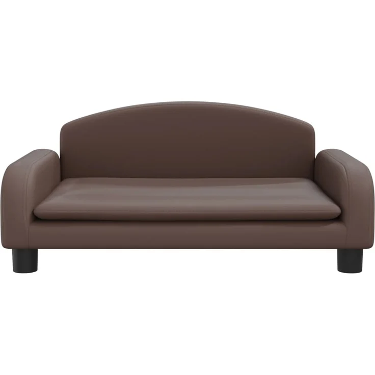 vidaxl Kindersofa 70 x 45 x 30 cm Kunstleder, Braun – Bild 2