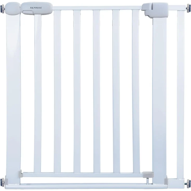 Absperrgitter Treppenschutzgitter weiß für 82-92cm Durchgang 77cm Hoch – Bild 1