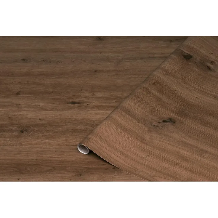d-c-fix Möbel-Klebefolie Artisan Oak dunkel Holz-Optik 67,5 cm x 2 m - Möbelfolie selbstklebend Deko-Folie Küche Schrank Fensterbank Schrankfolie Tisch Holzfolie Eiche Rustikal Vintage dunkelbraun