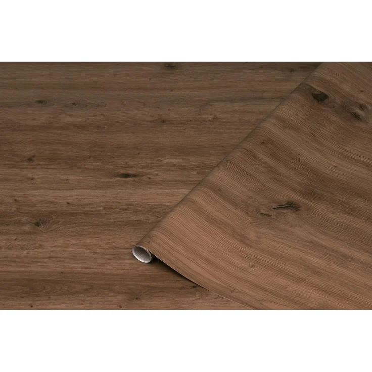 d-c-fix Möbel-Klebefolie Artisan Oak dunkel Holz-Optik 67,5 cm x 2 m - Möbelfolie selbstklebend Deko-Folie Küche Schrank Fensterbank Schrankfolie Tisch Holzfolie Eiche Rustikal Vintage dunkelbraun – Bild 1