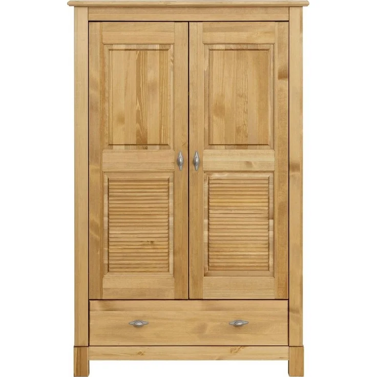 Home affaire Wäscheschrank Rauna aus massiver Kiefer, 2-türig, 96cm breit – Bild 2