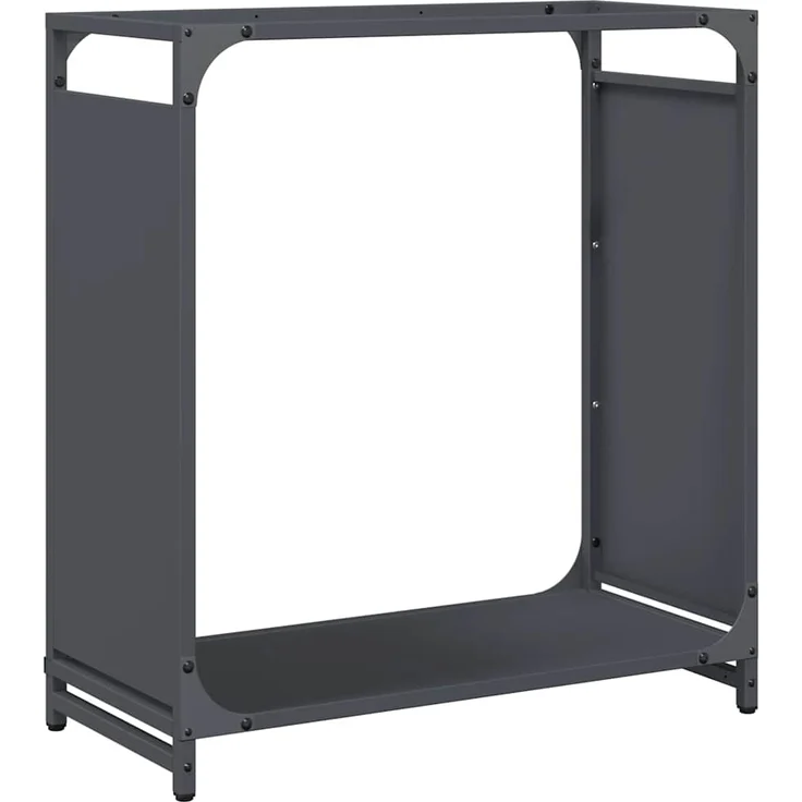 vidaXL Brennholzregal Anthrazit 60x28x65 cm Kaltgewalzter Stahl 864201 – Bild 1