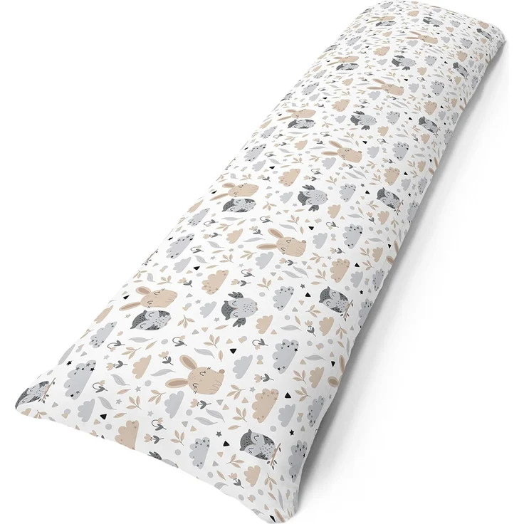 Amilian Seitenschläferkissen 150 cm x 40 cm (Made in EU), Stillkissen, Lagerungskissen, Schwangerschaftskissen zum Schlafen, Pregnancy Pillow, Lagerungskissen mit Bezug – Bild 1