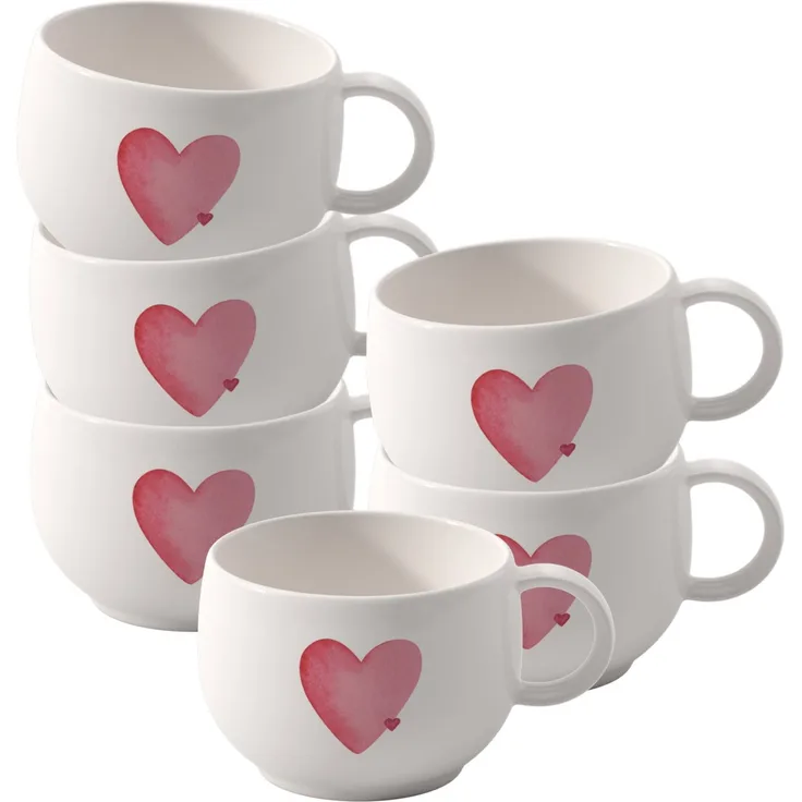 like. by Villeroy & Boch With Love Espressotasse 60 ml 6er Set