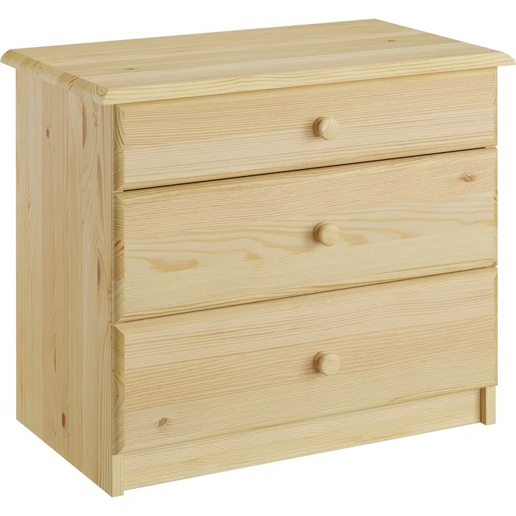 90.20-K4 Nachtkonsole für erhöhte Seniorenbetten mit 3 Schubladen