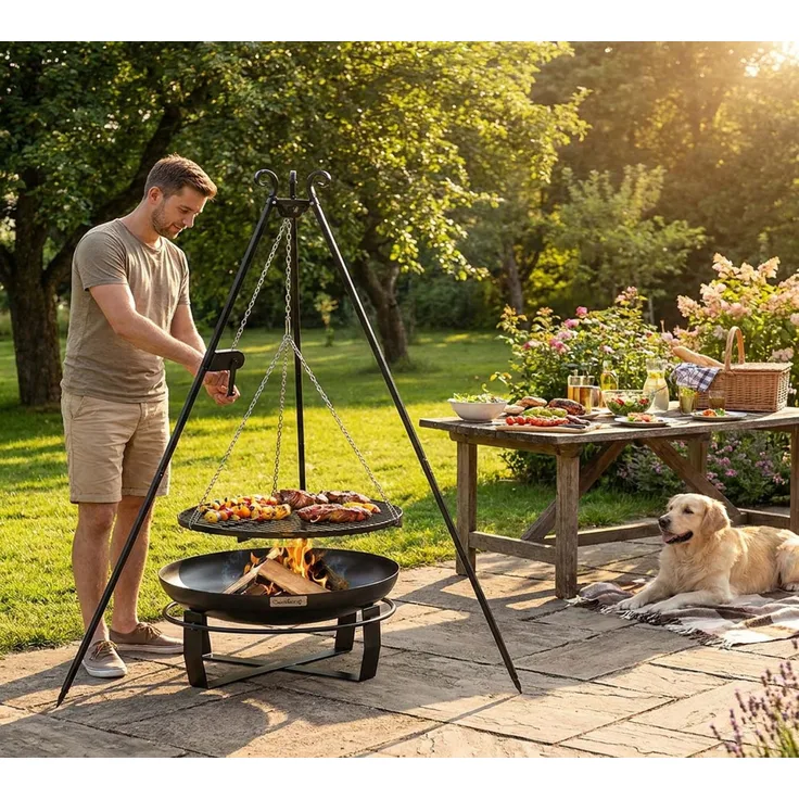 CookKing Schwenkgrill Set Viking 4 | mit