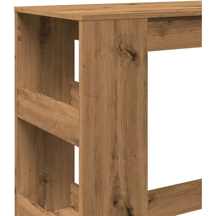 vidaXL Bartisch mit Regal Artisan-Eiche 90x40x103,5 cm Holzwerkstoff 854381 – Bild 6