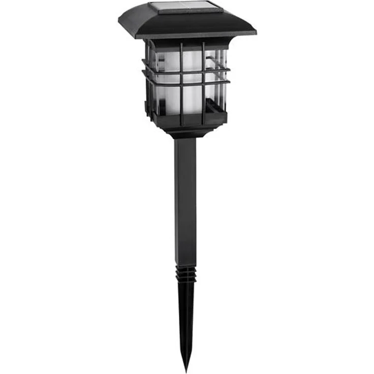 4 in 1 Solar Gartenlaterne mit LED-Beleuchtung im Flammeneffekt-Design | zum Stecken, Hängen oder Hinstellen, einfache Montage, kabellos – Bild 3