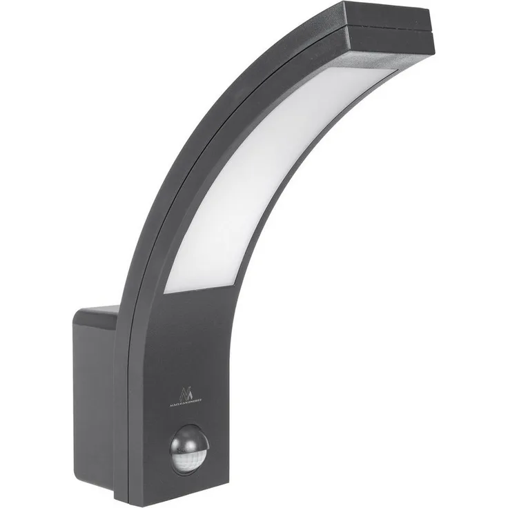 Maclean LED Außen-Wandleuchte MCE244, LED fest integriert, Neutralweiß, Bewegungssensor, Dämmerungssensor, LED Neutralweiß