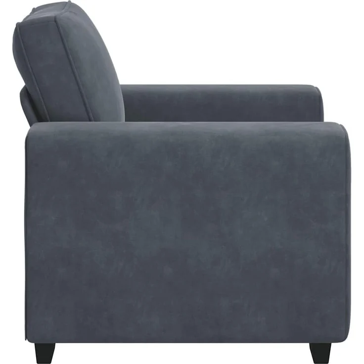 vidaXL Sessel Dunkelgrau 100x77x82 cm Samt 4105248 – Bild 5