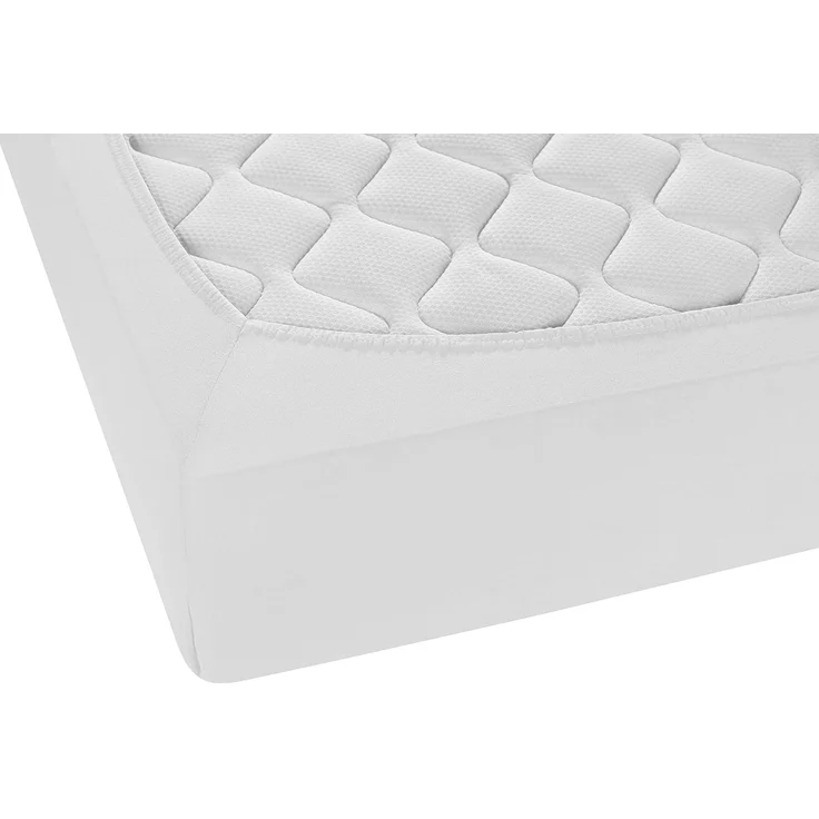 biberna Feinjersey-Spannbetttuch 0077144, weiß, 1x 60x120 cm - 70x140 cm – Bild 3
