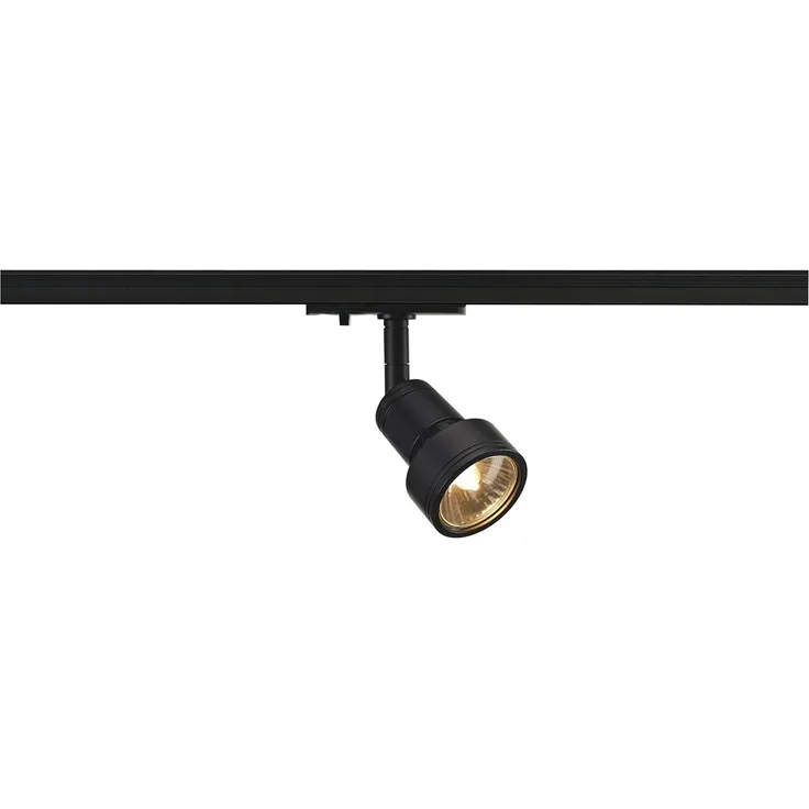 SLV No. 143390 PURI Spot schwarz GU10 inklusive 1-Phasen-Adapter